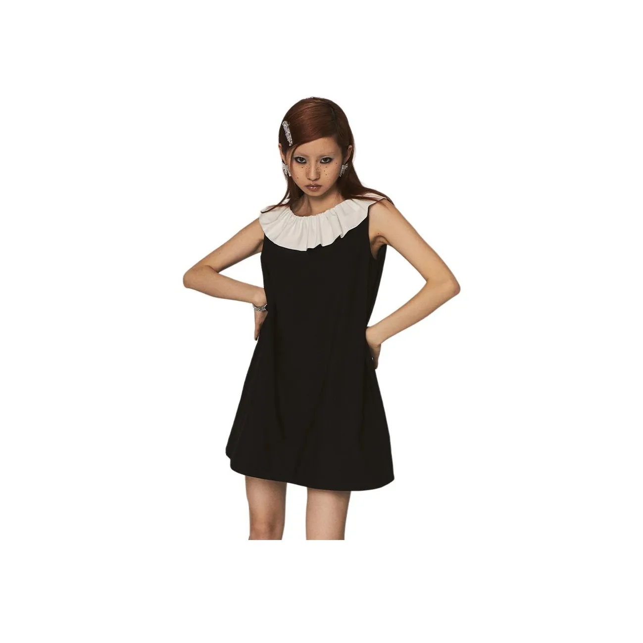 CatPunch Sleeveless Dress Women's Black