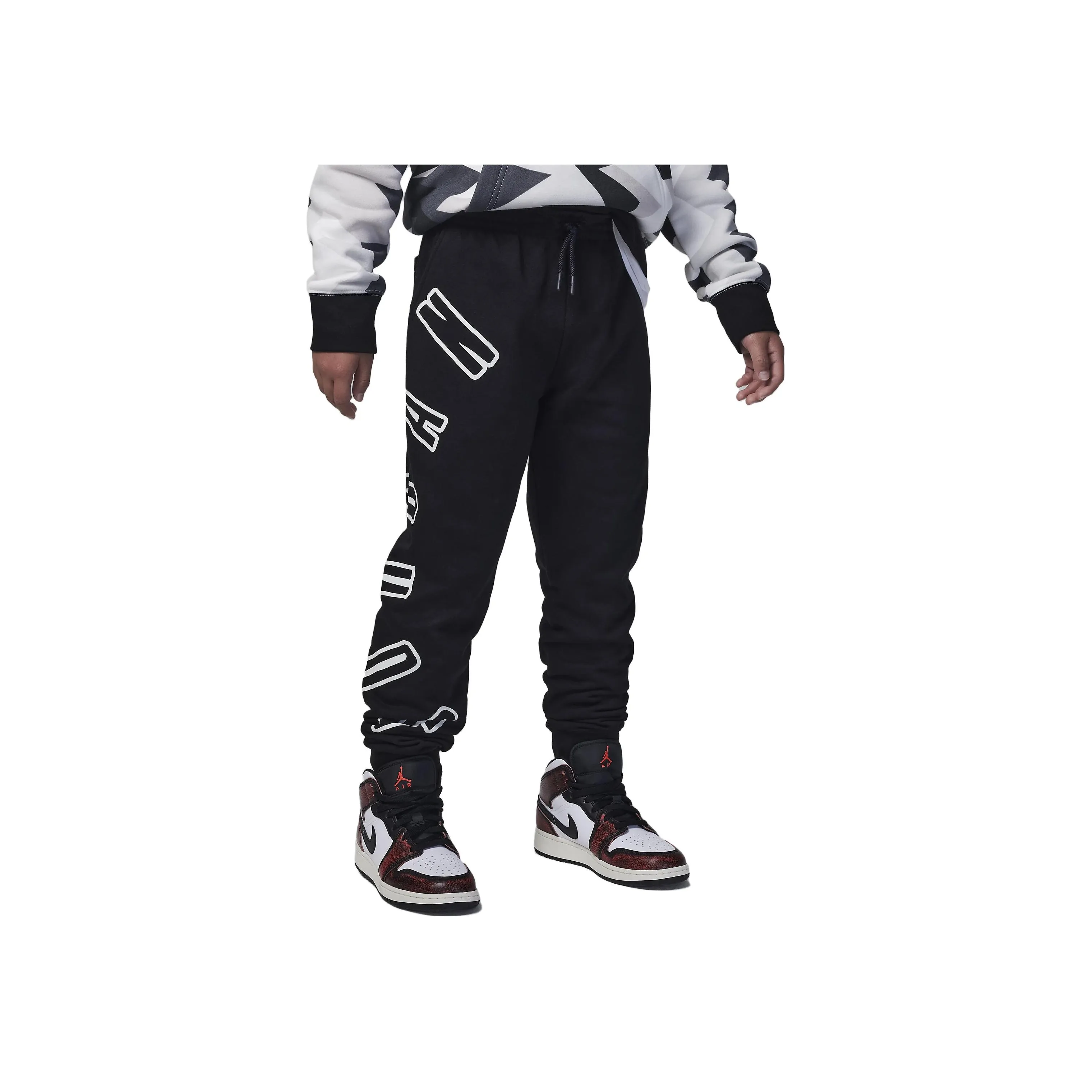 JORDAN Черные KIDS Тренировочные брюки