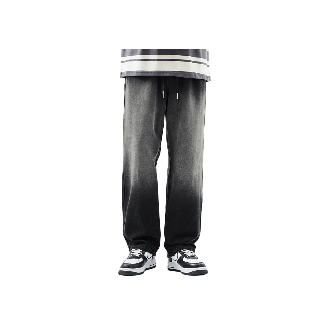WOOD SOON Jeans Men's Washed Black