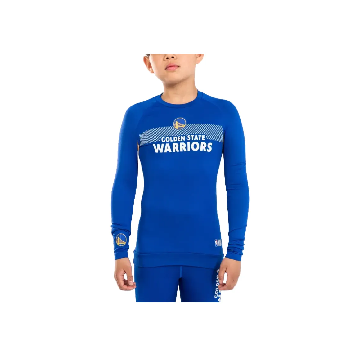 DECATHLON X NBA T-Shirt Темный индиго Ложный желтый Подростки