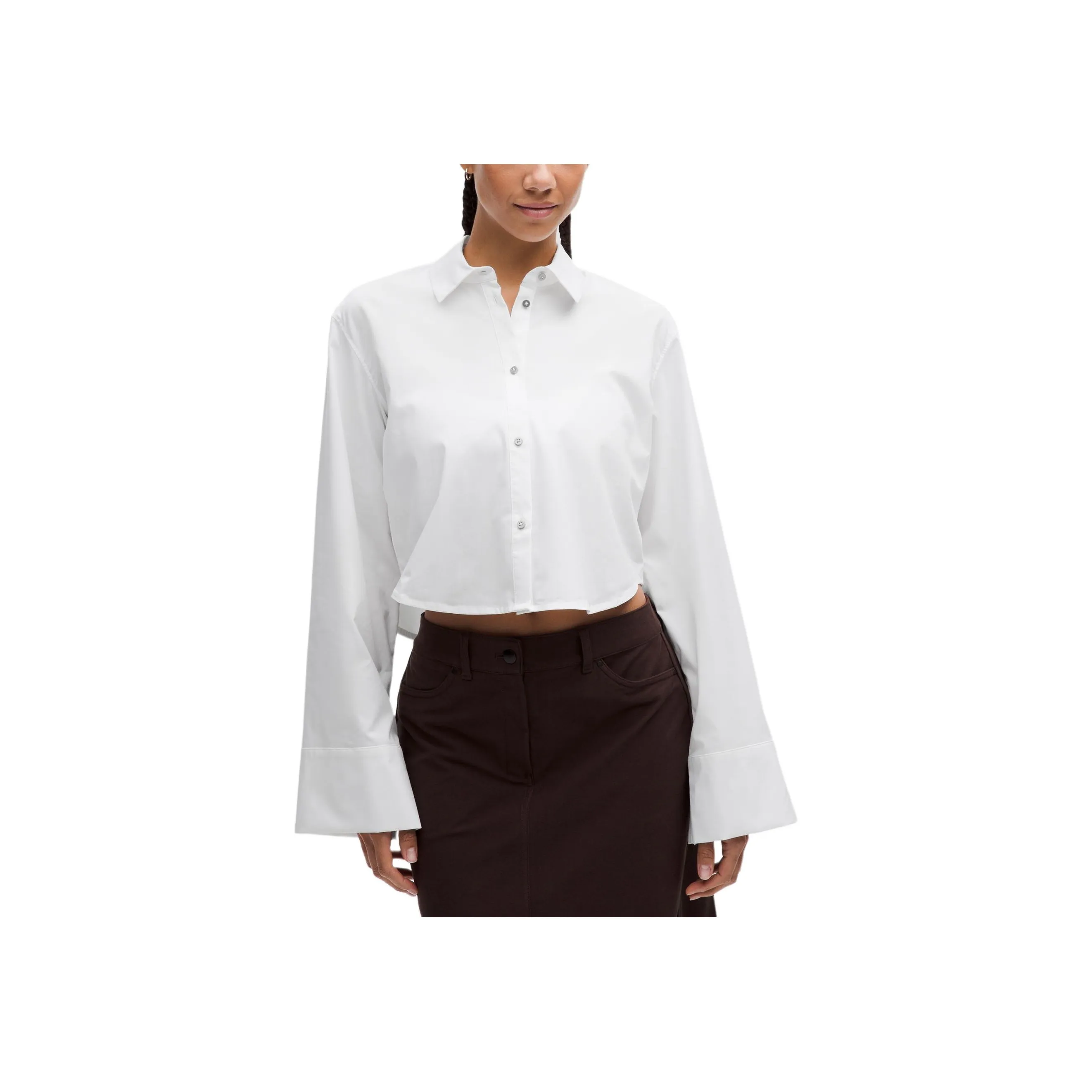 Lululemon Cropped Shirt Women's