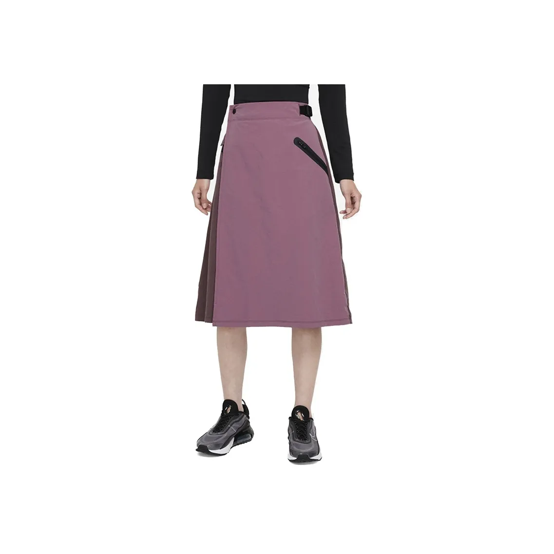 Nike SPORTSWEAR TECH PACK Casual Long Skirt Women's Purple