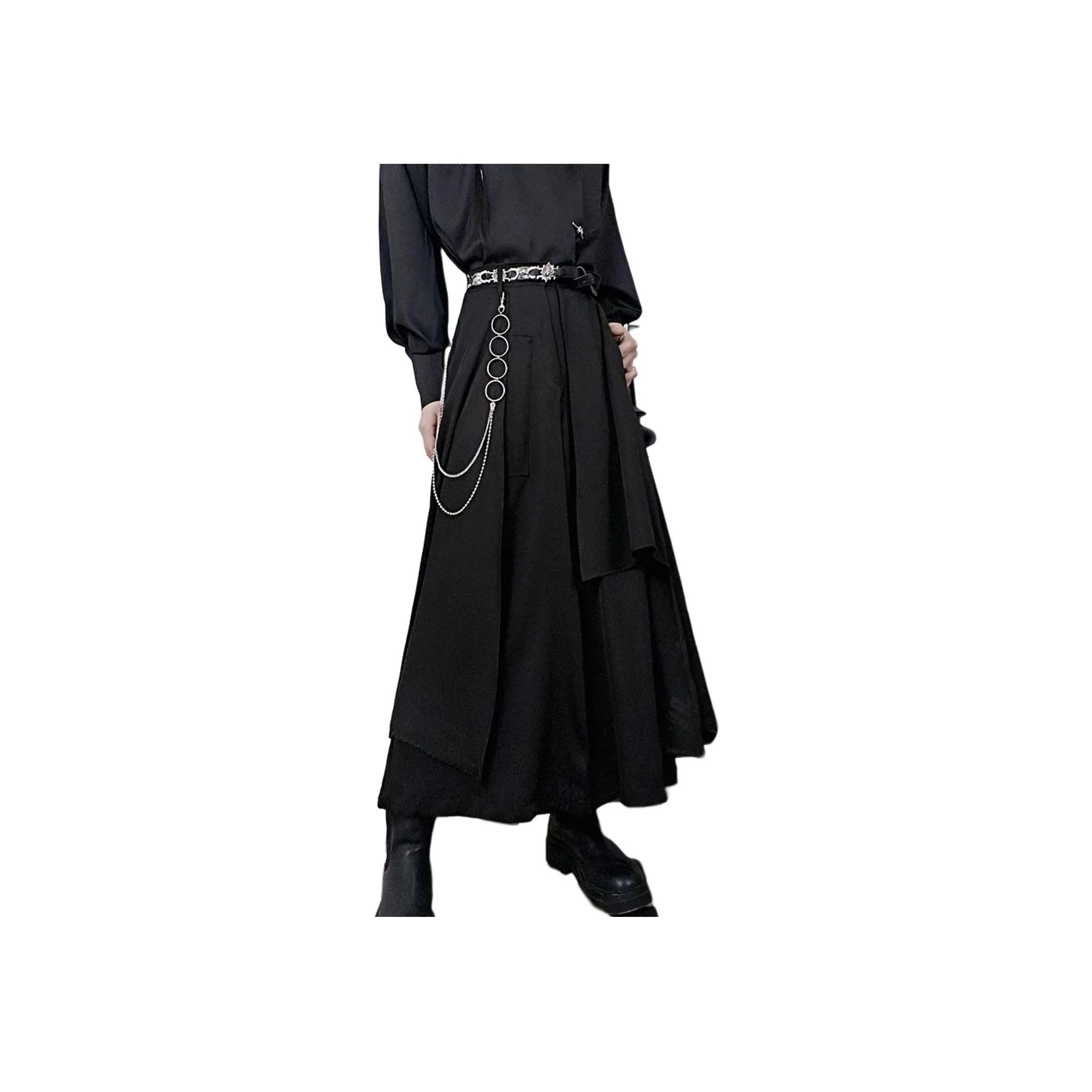 Pirkadat Черный Унисекс Юбки