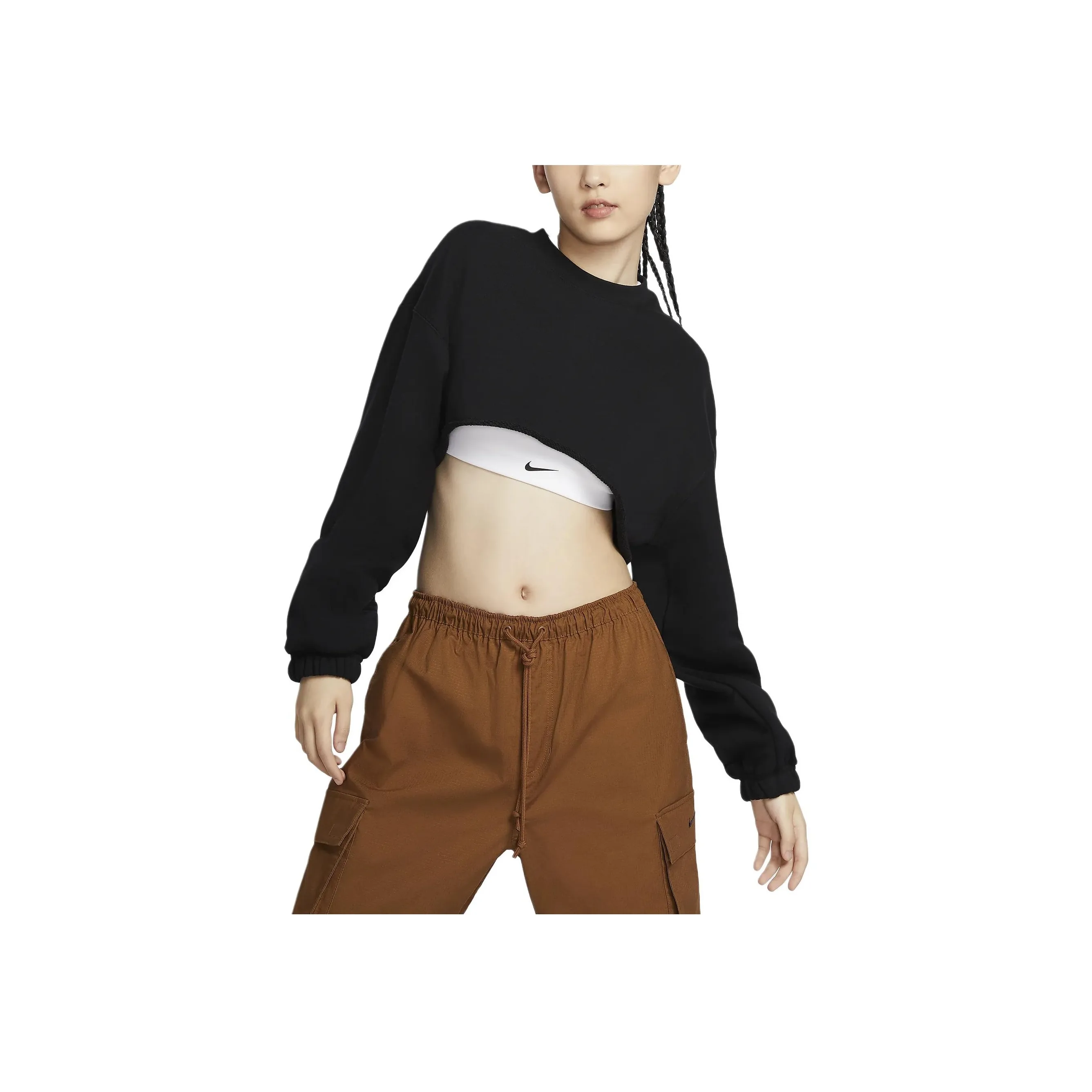 Nike Sportswear Crop Tops Women's Black