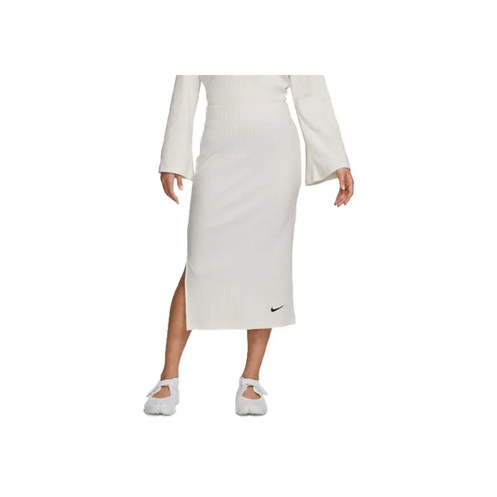 Nike Casual Long Skirt Women's Sail White