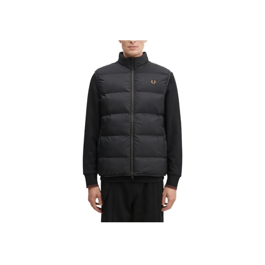 FRED PERRY Vests Men's Black