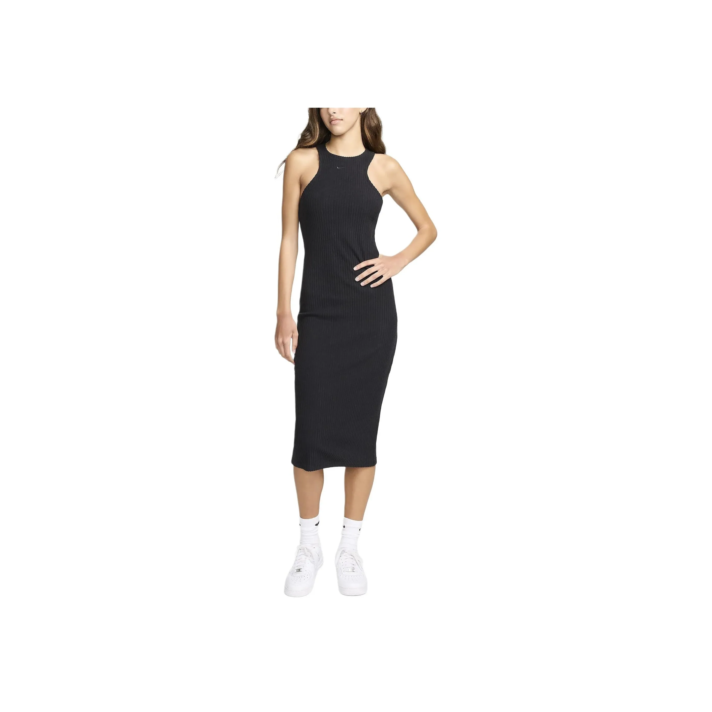Nike Sportswear Chill Rib Women's Slim Sleeveless Midi Dress