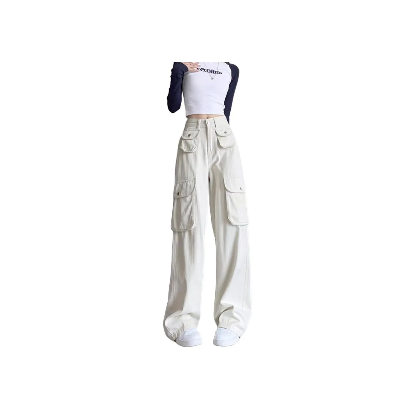 TLONELY1 Jeans Women's White