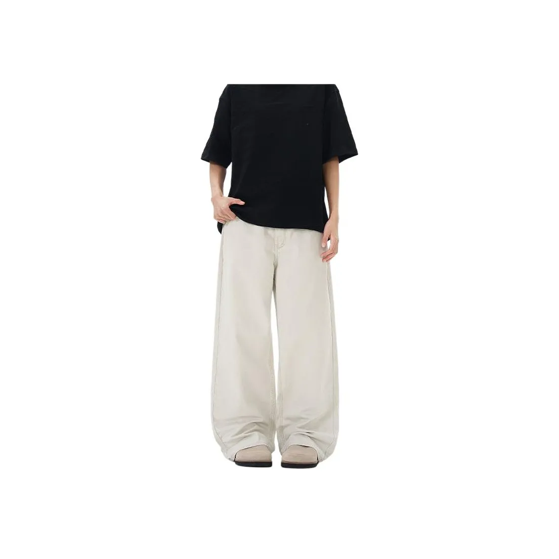 BEAR UNION Джинсы Унисекс Потертый Синий