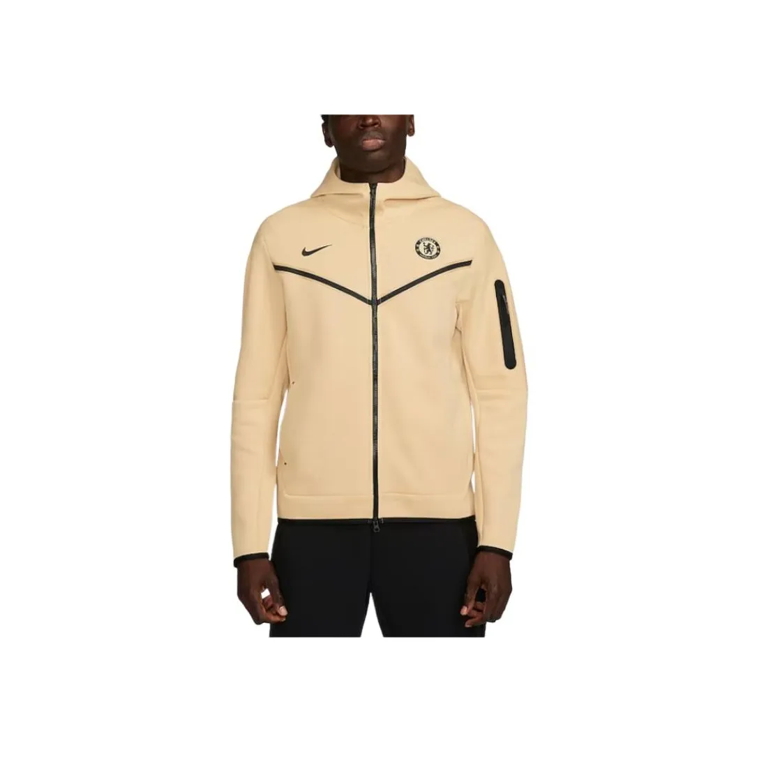 Nike Chelsea FCSwoosh Jackets Coats Men's Sesame/Black