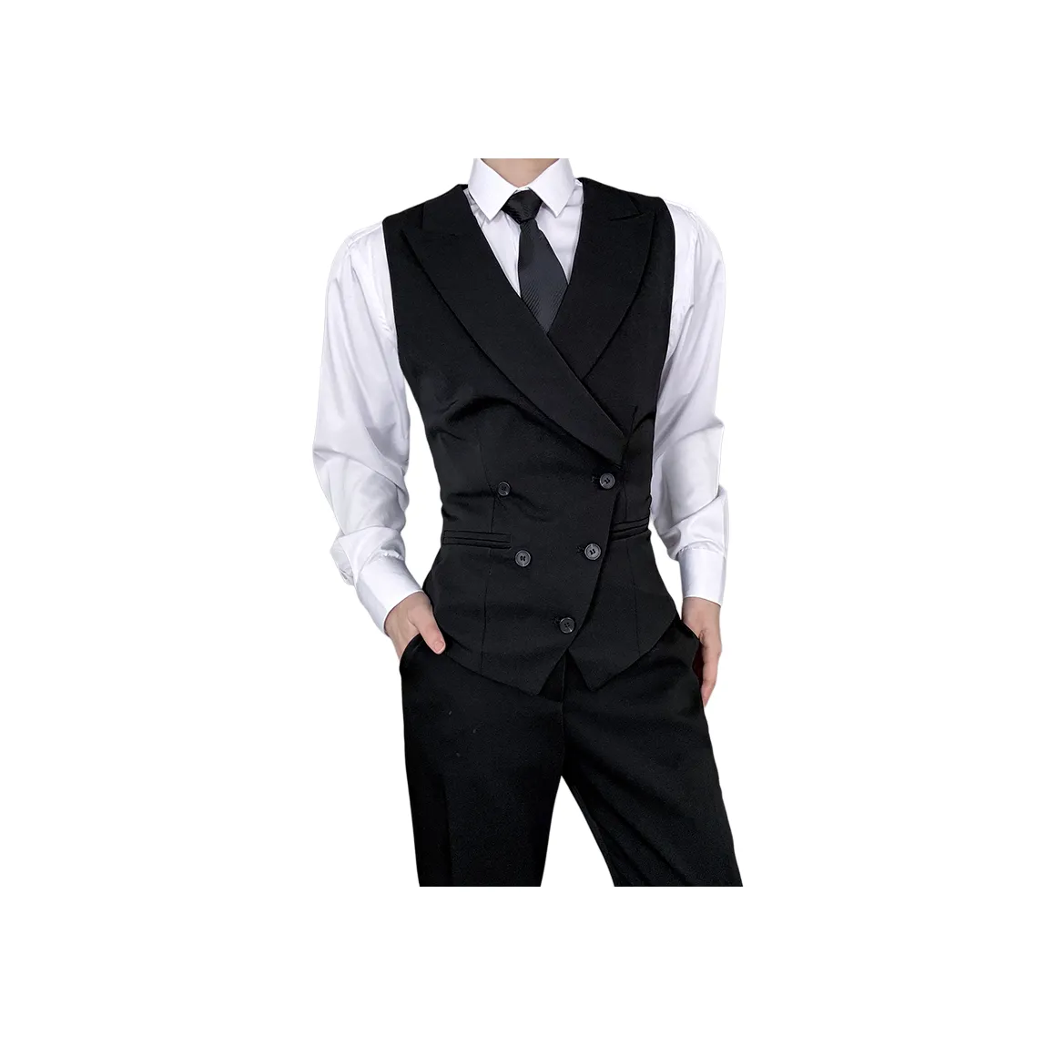 PISYPOX Черные Унисекс Жилеты