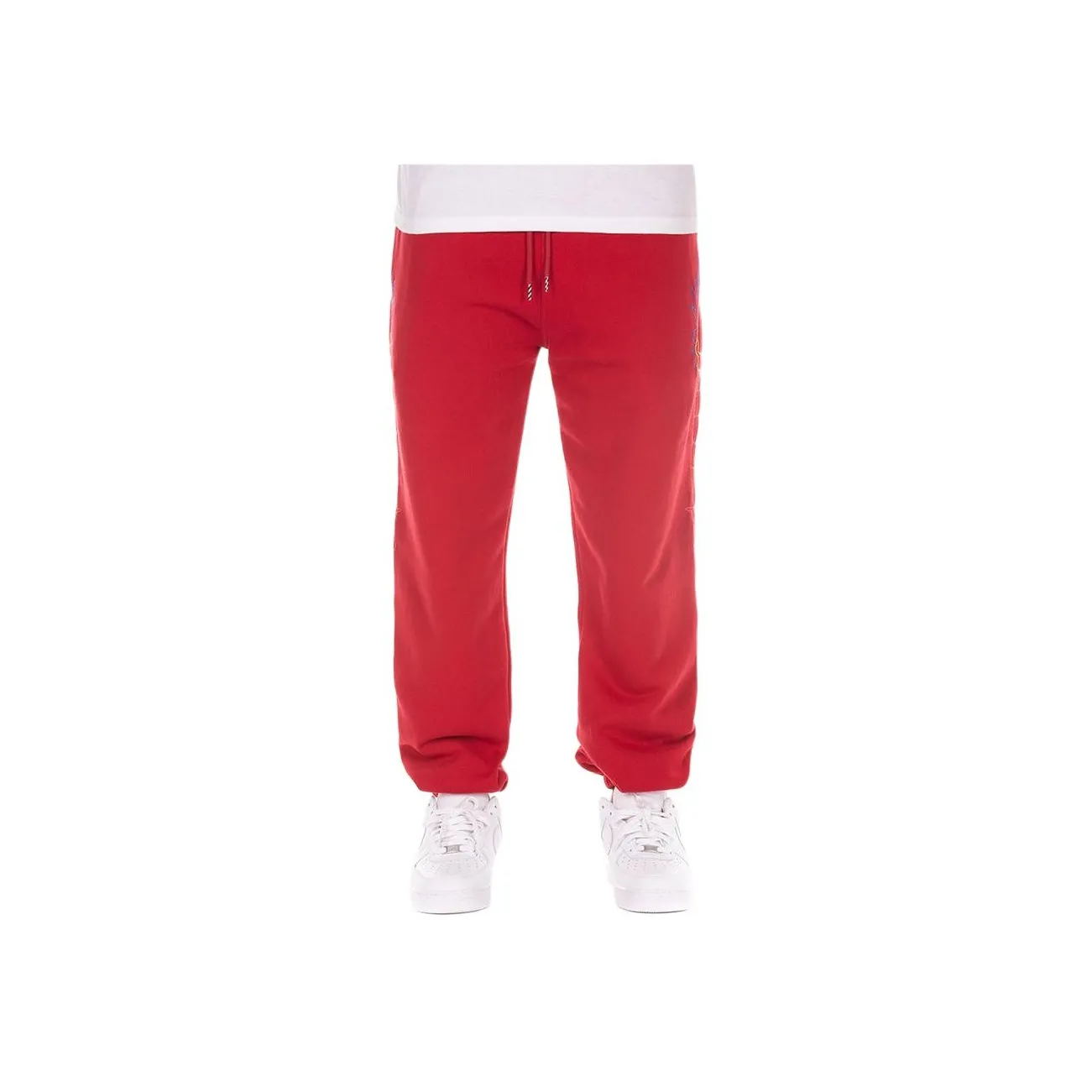 Мороженое Red Unisex Casual Pants
