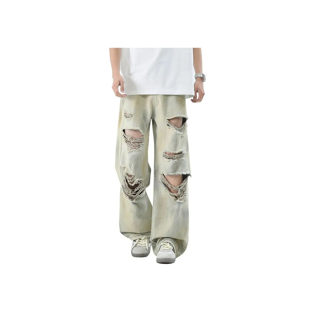 SWAMP AREA Jeans Unisex Yellow Mud