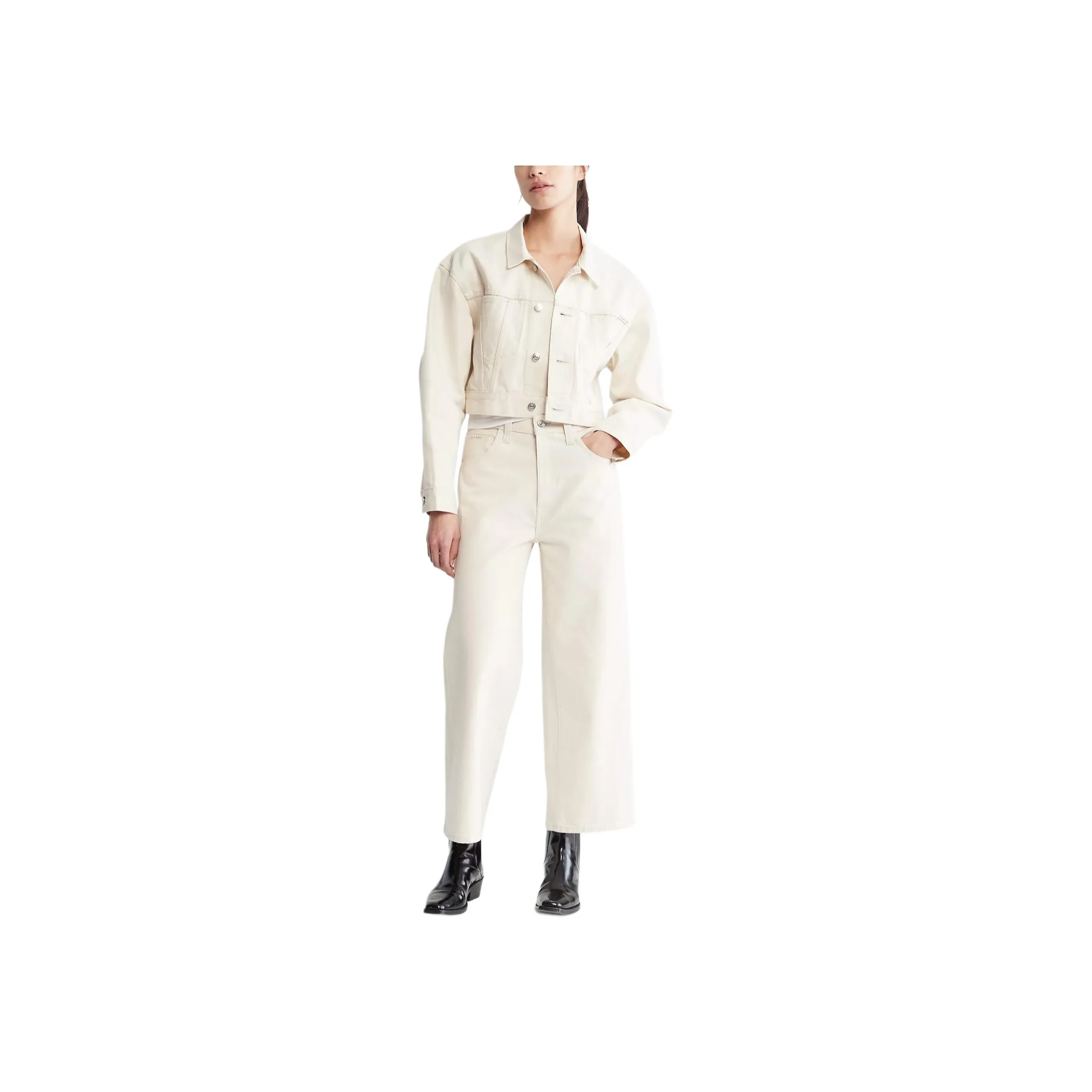 CALVIN KLEIN Jackets & Coats Women's White