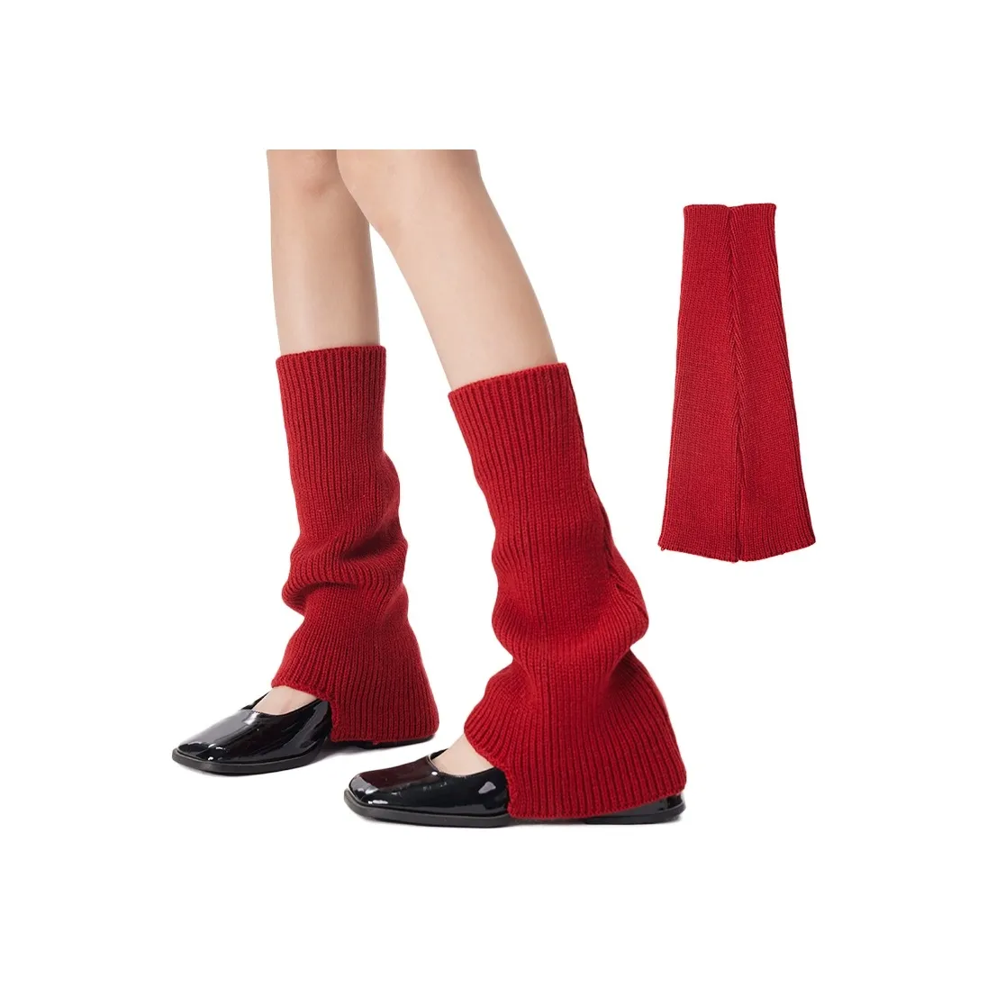 JIAZINI Knee High Socks Women's 1 Pack Red