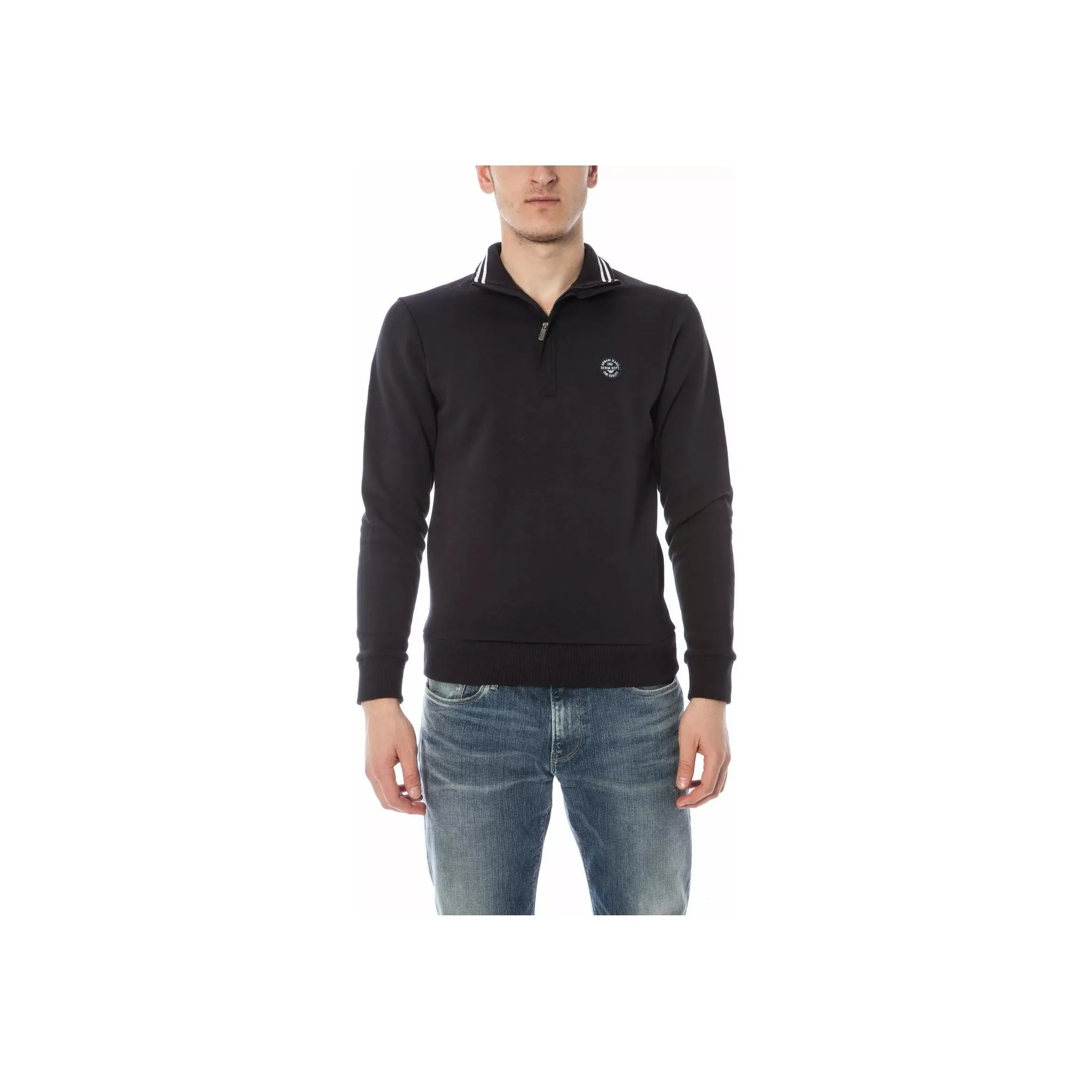 ARMANI JEANS Polo Shirts Men Blue