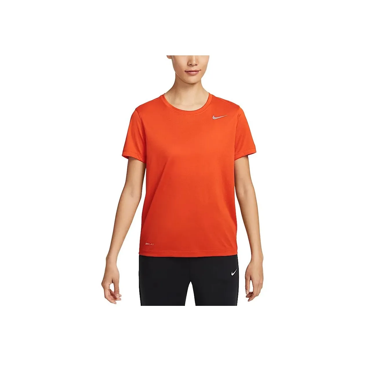 Nike Dri Fit T Shirt Women's University Orange