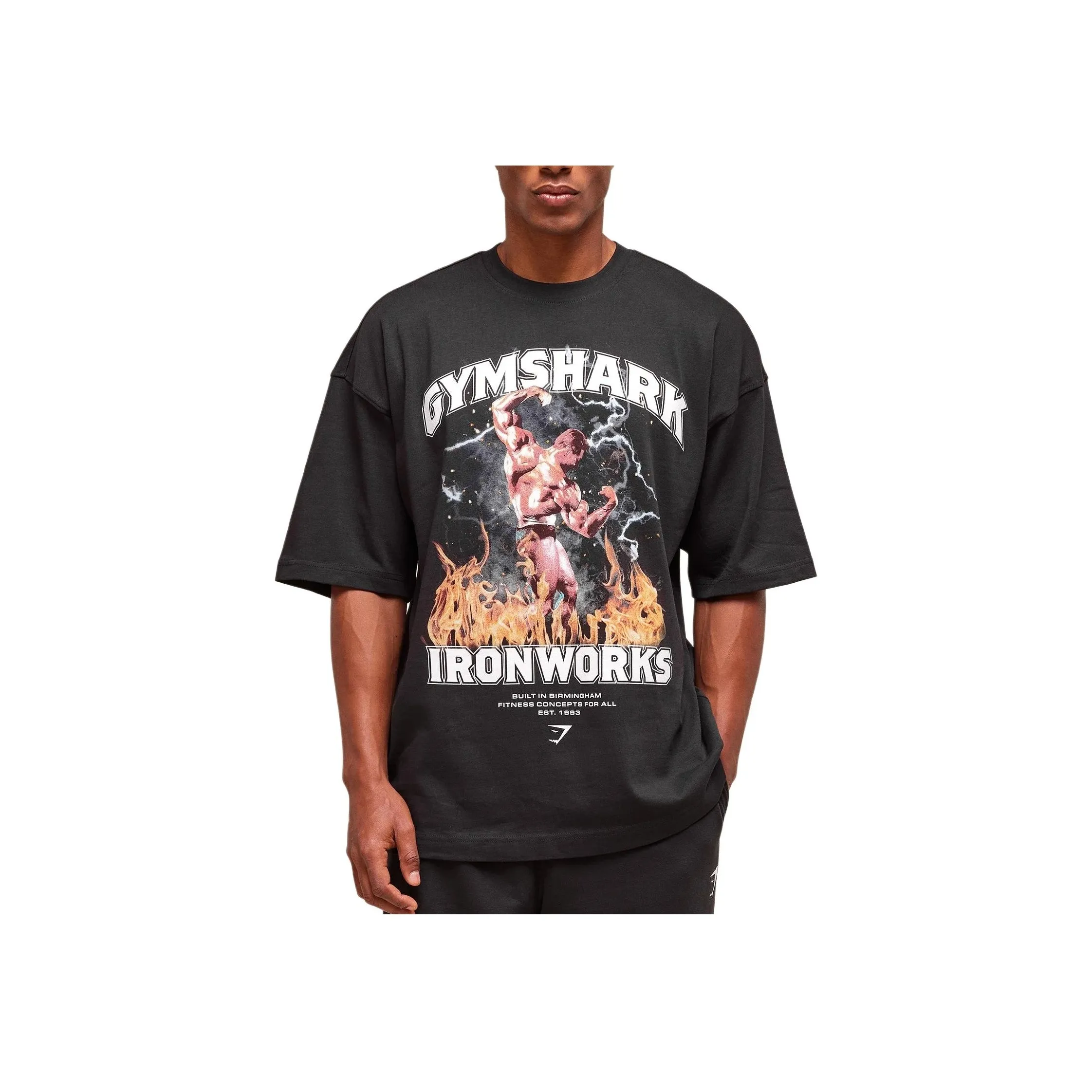 GYMSHARK x Ironworks Т-рубашка Мужская