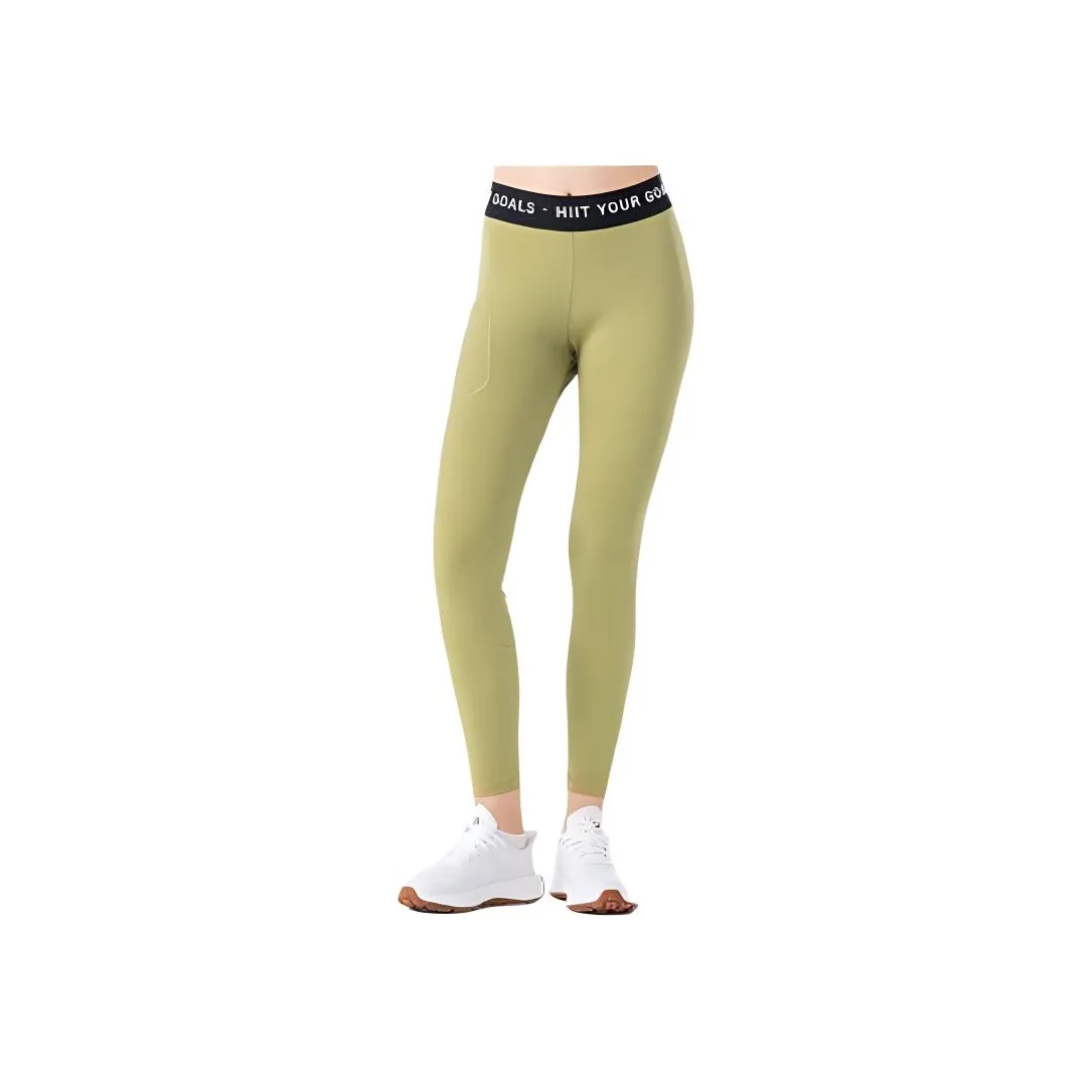 DECATHLON Leggings Women's Olive Green