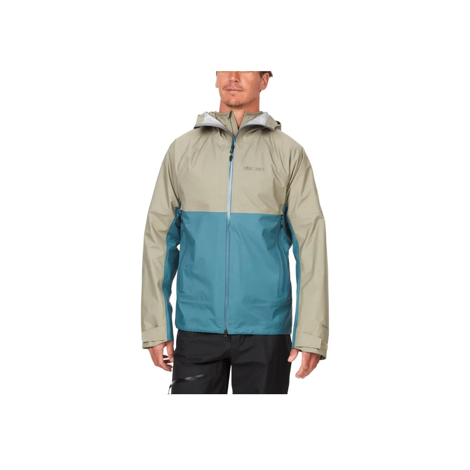 Marmot Waterproof And Windproof Windbreaker Jacket Men's Vetiver/Moon River