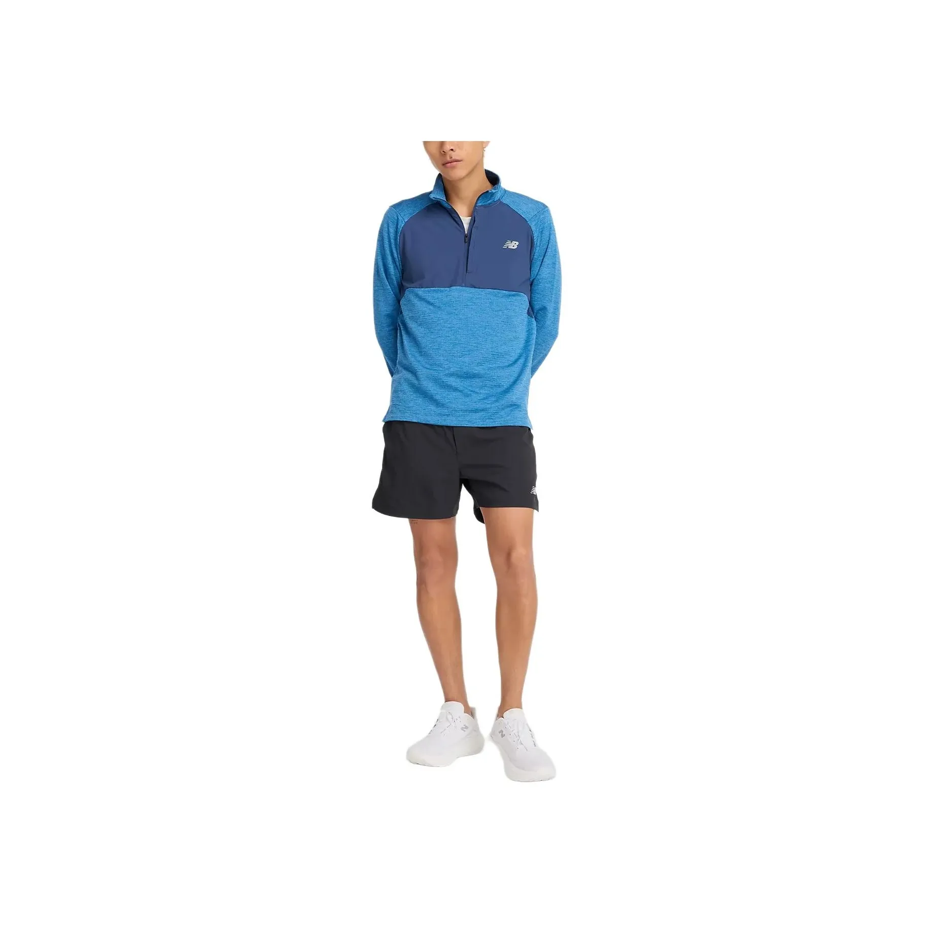 New Balance Heat Grid Athletics T Shirt Men's Pale Egret Blue