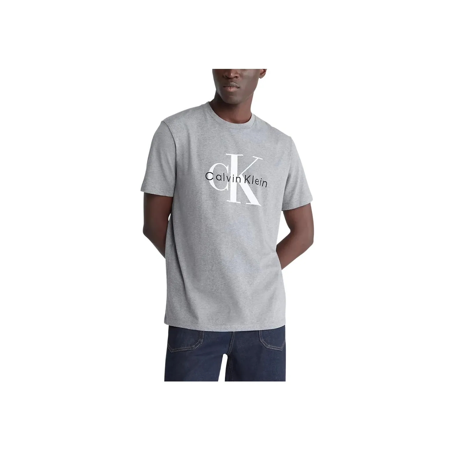 CALVIN KLEIN T Shirt Men's Gray