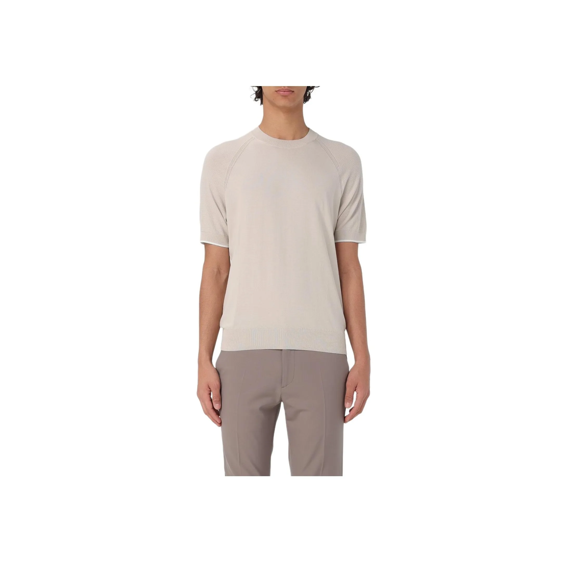 PAOLO PECORA MILANO T Shirt Men's Beige