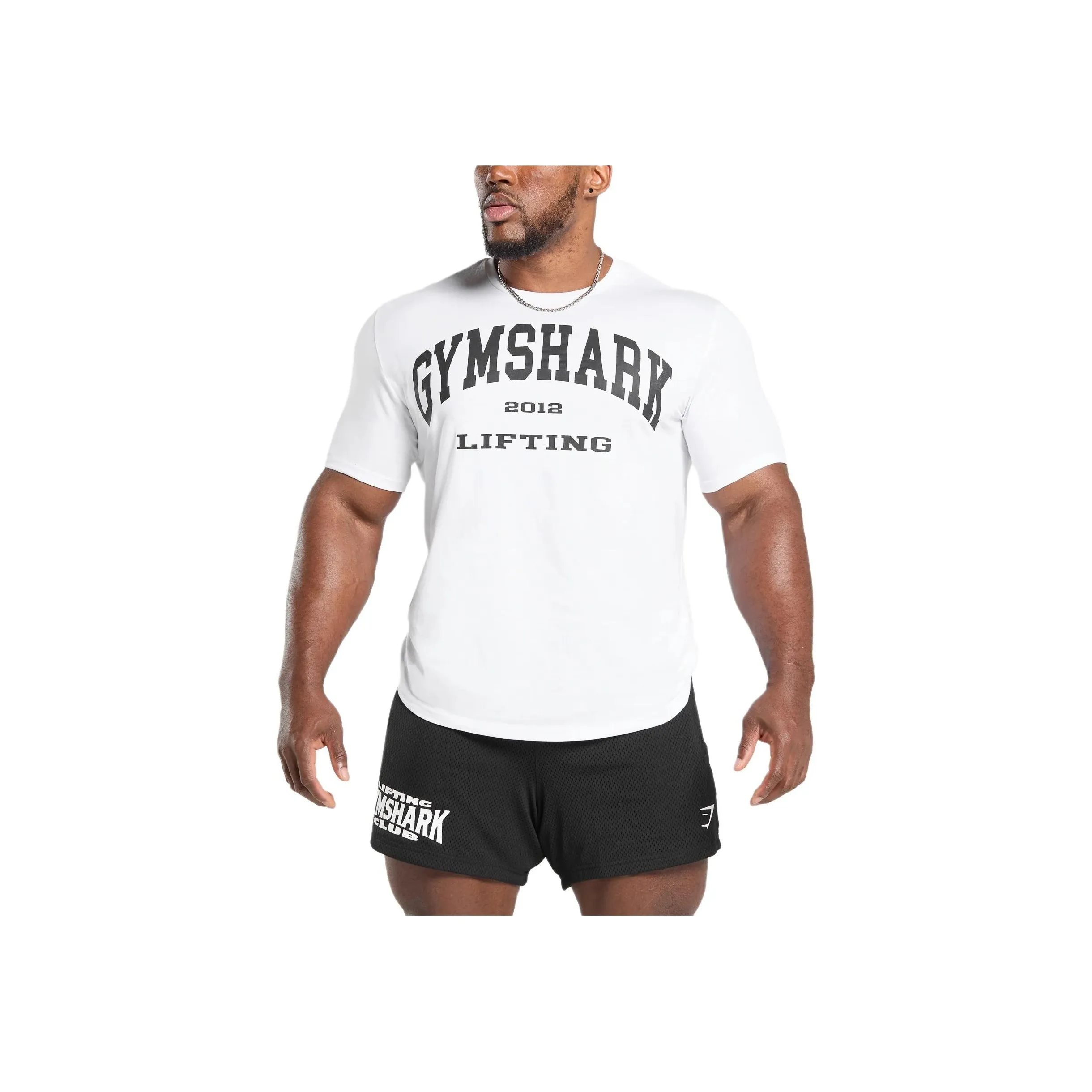 GYMSHARK Lifting T Shirt Men's White