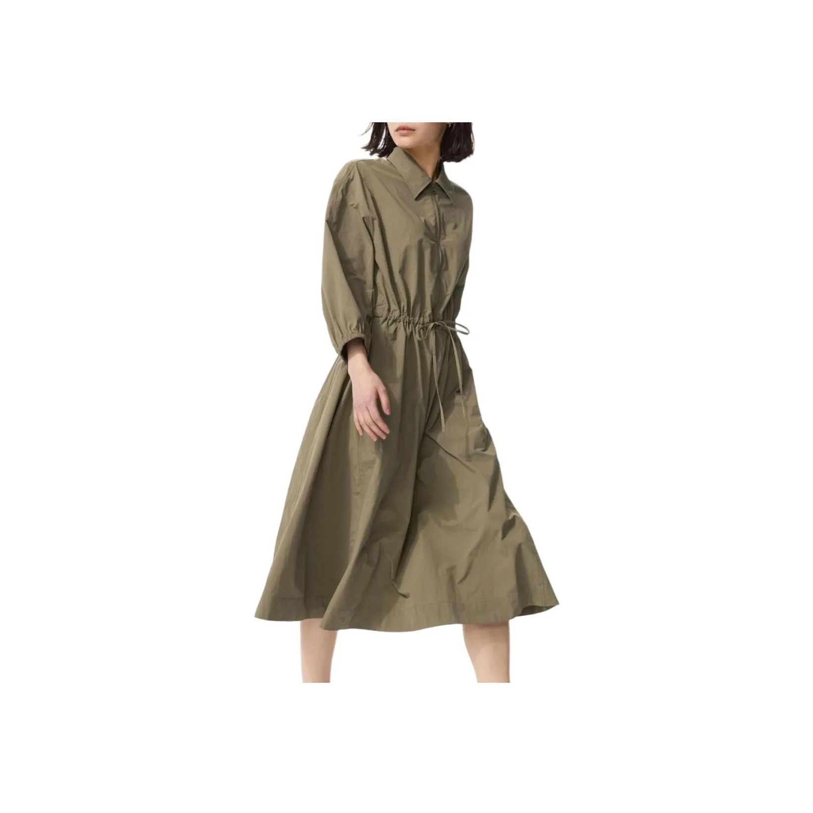 UNIQLO Длинное платье с длинными рукавами женское