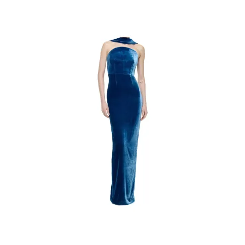 ROLAND MOURET Морской синий Женские Платья без рукавов