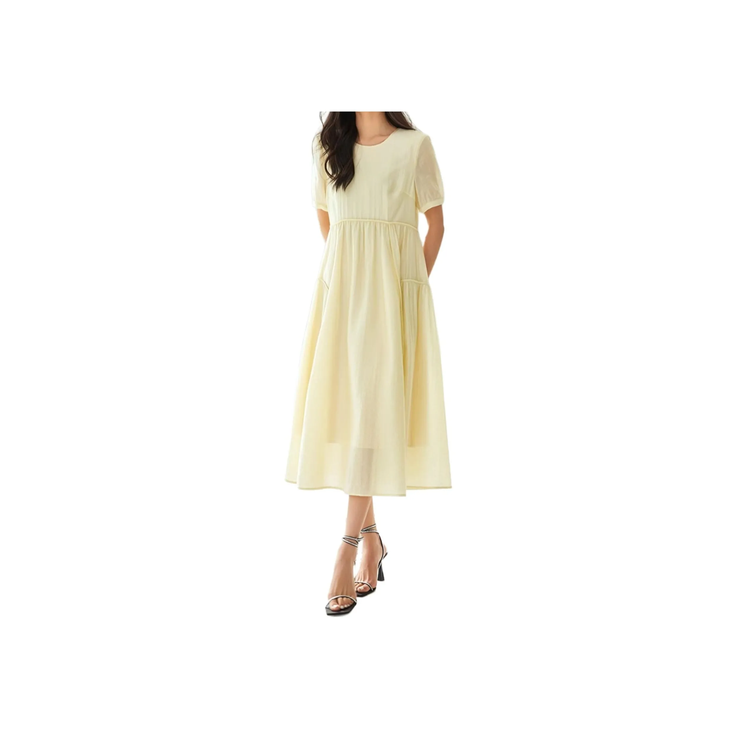 VILAN Short-Sleeved Dresses Women's Lemon Sweet Cake