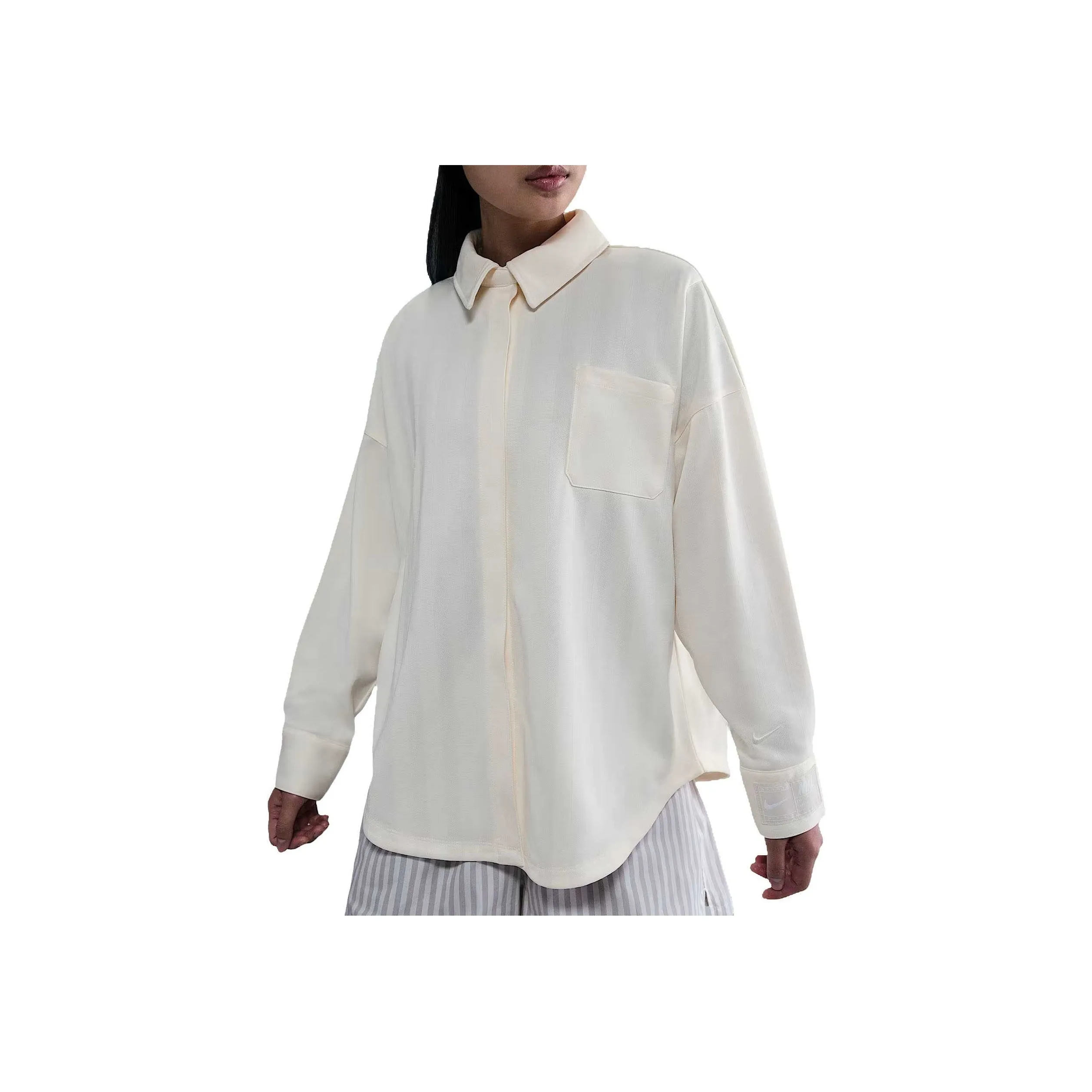 NIKE Swoosh Свет Сливочный Женские Рубашки