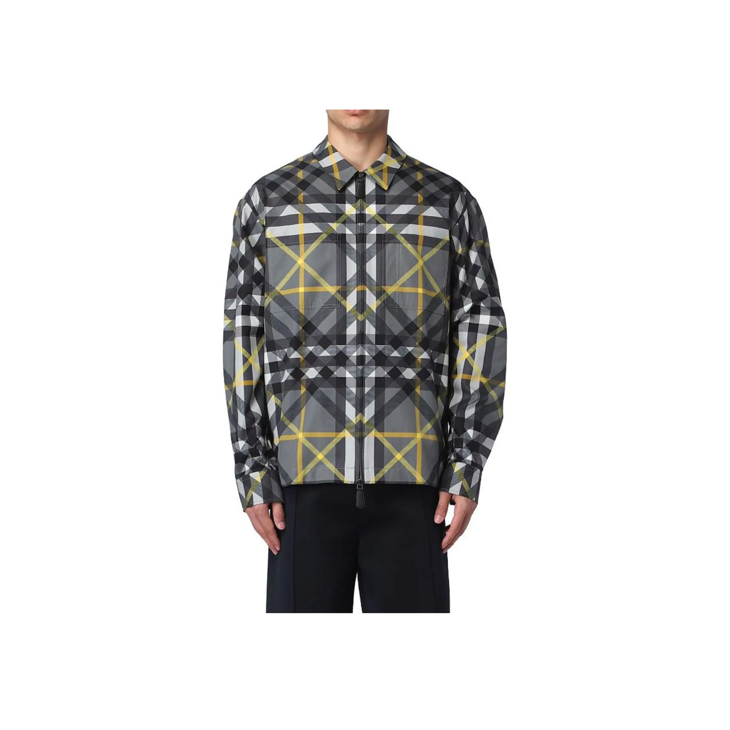 Burberry Shirts Men's Gray