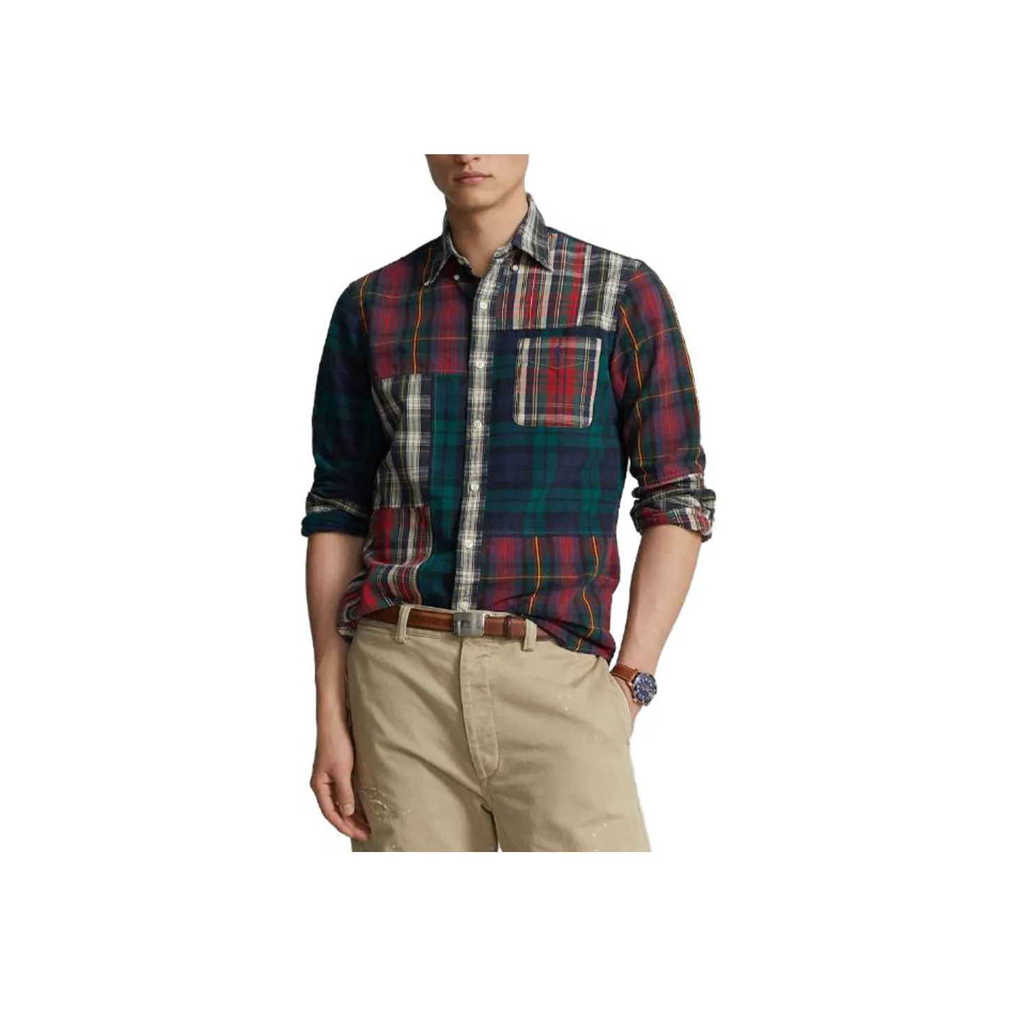 Polo Ralph Lauren Patchwork Cotton Shirt