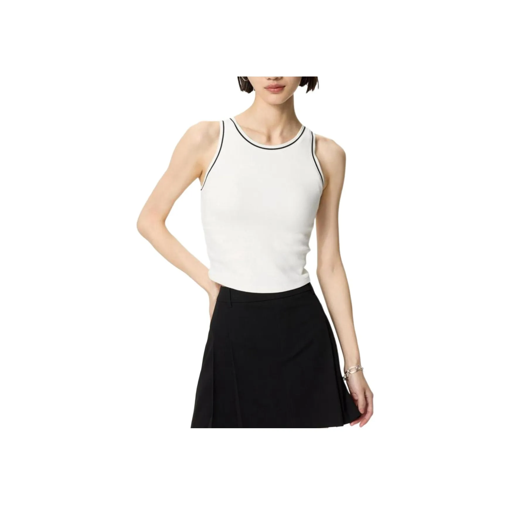 UNIQLO Белые Женские Майки