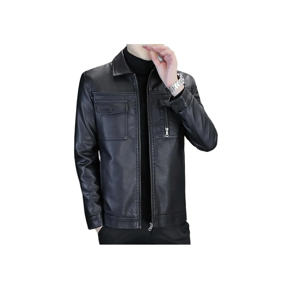 PIERRE CARDIN Кожа Куртка Мужская