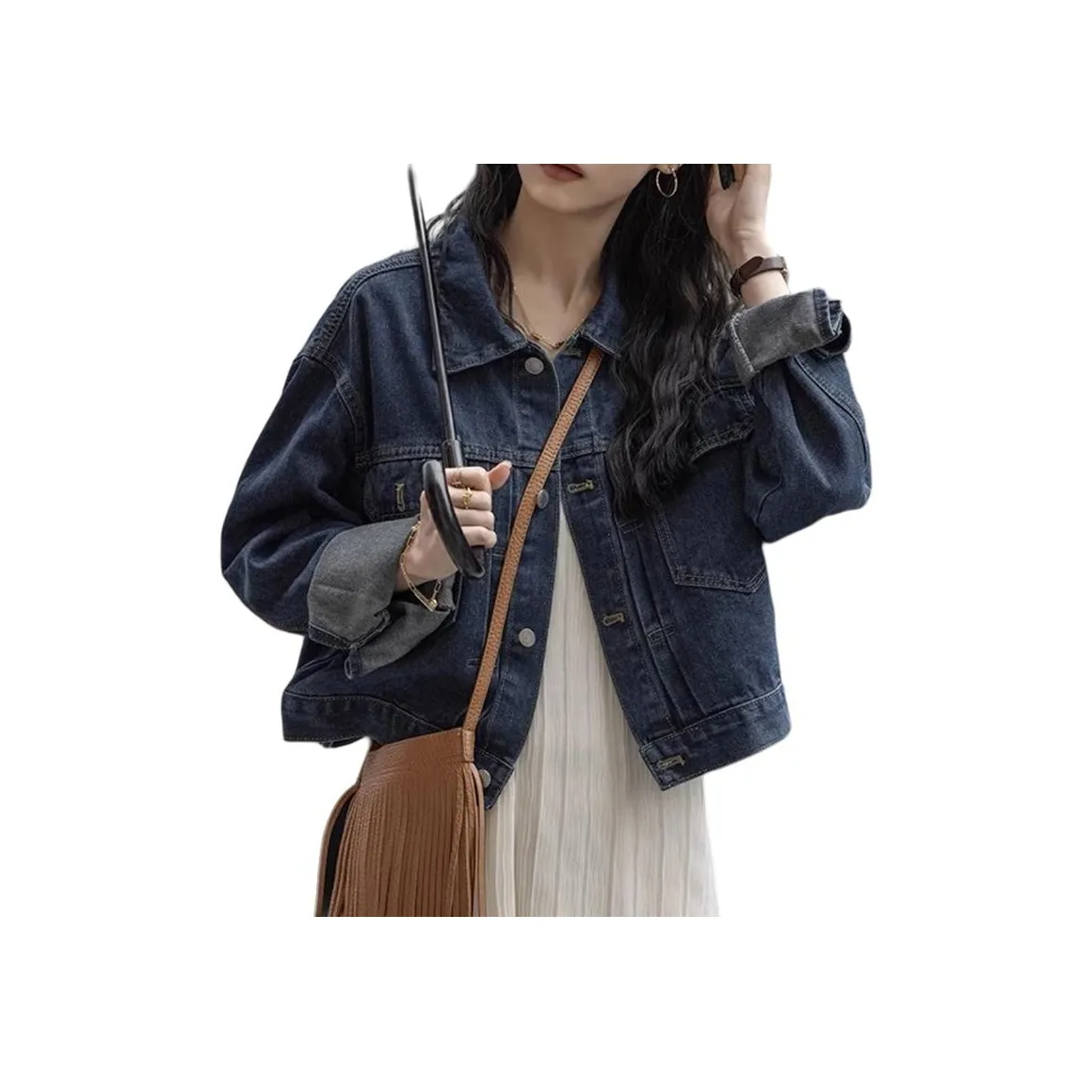 ORIGIN Темно-синие женские джинсовые куртки