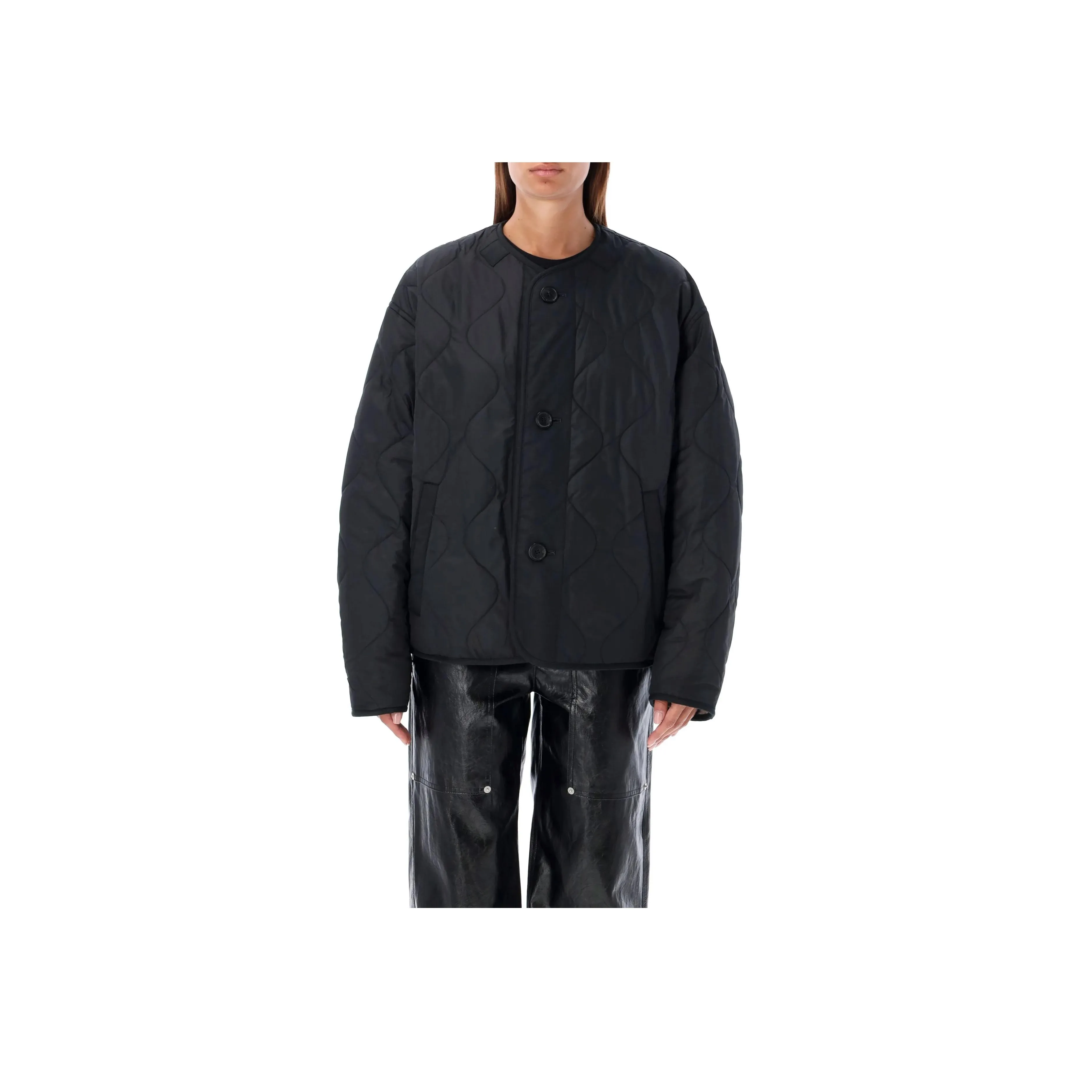 ISABEL MARANT ETOILE Himala Zebra Printed Button Up Jacket