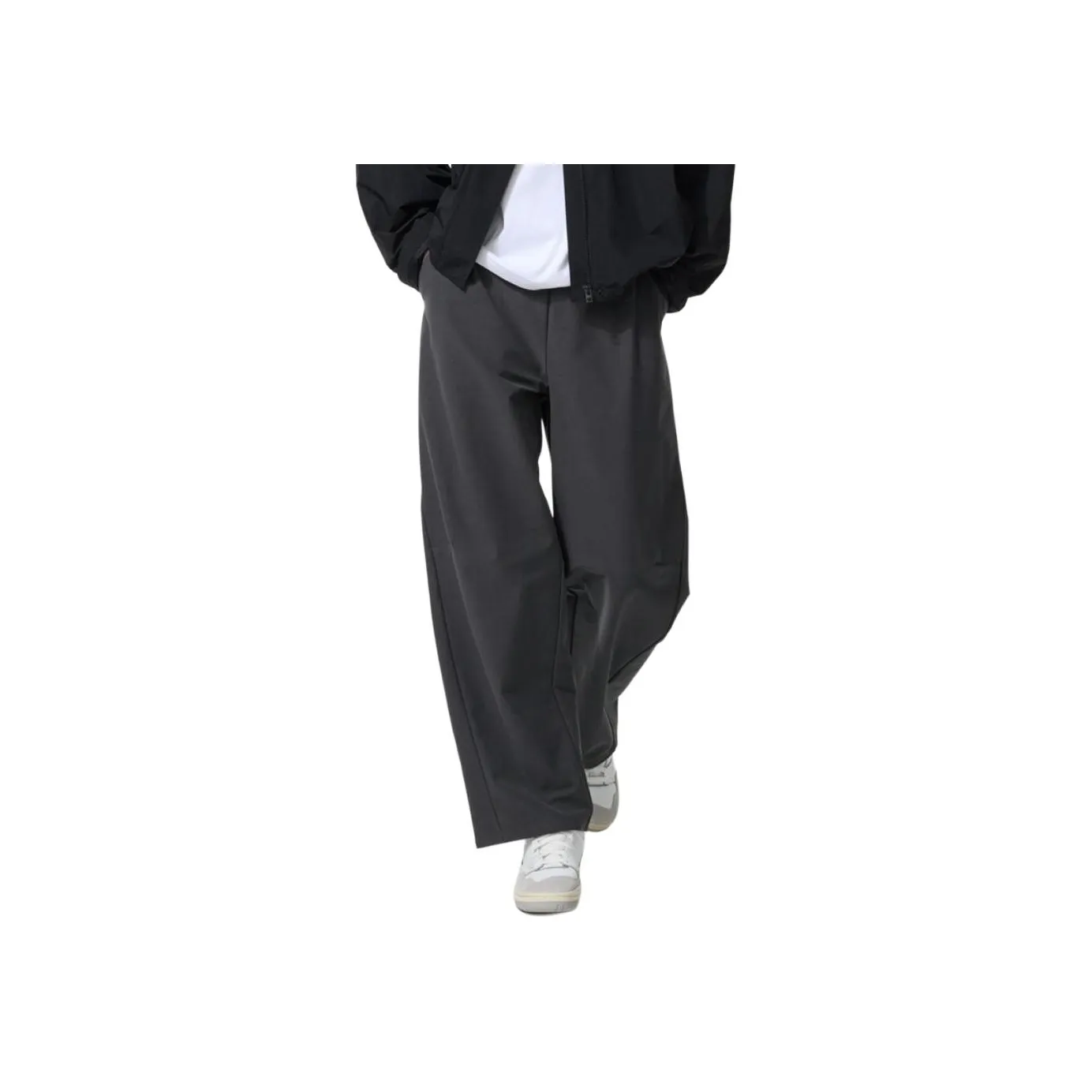 UNIQLO Темно-серые Женские Повседневные Брюки