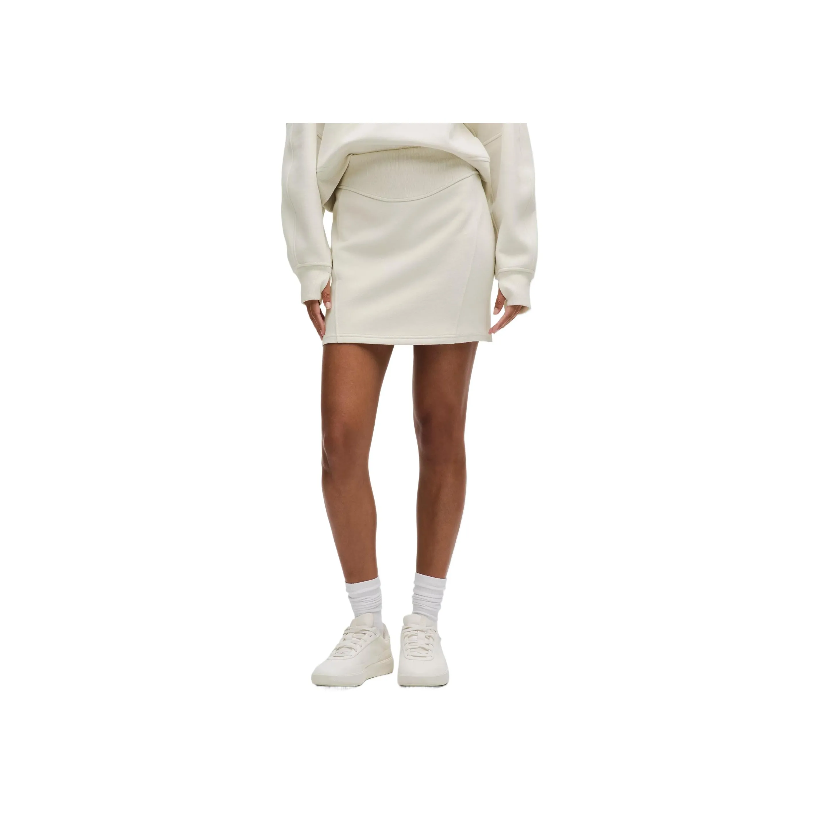 Lululemon Scuba Series Cotton Blend Fleece Casual Short Skirts Women's
