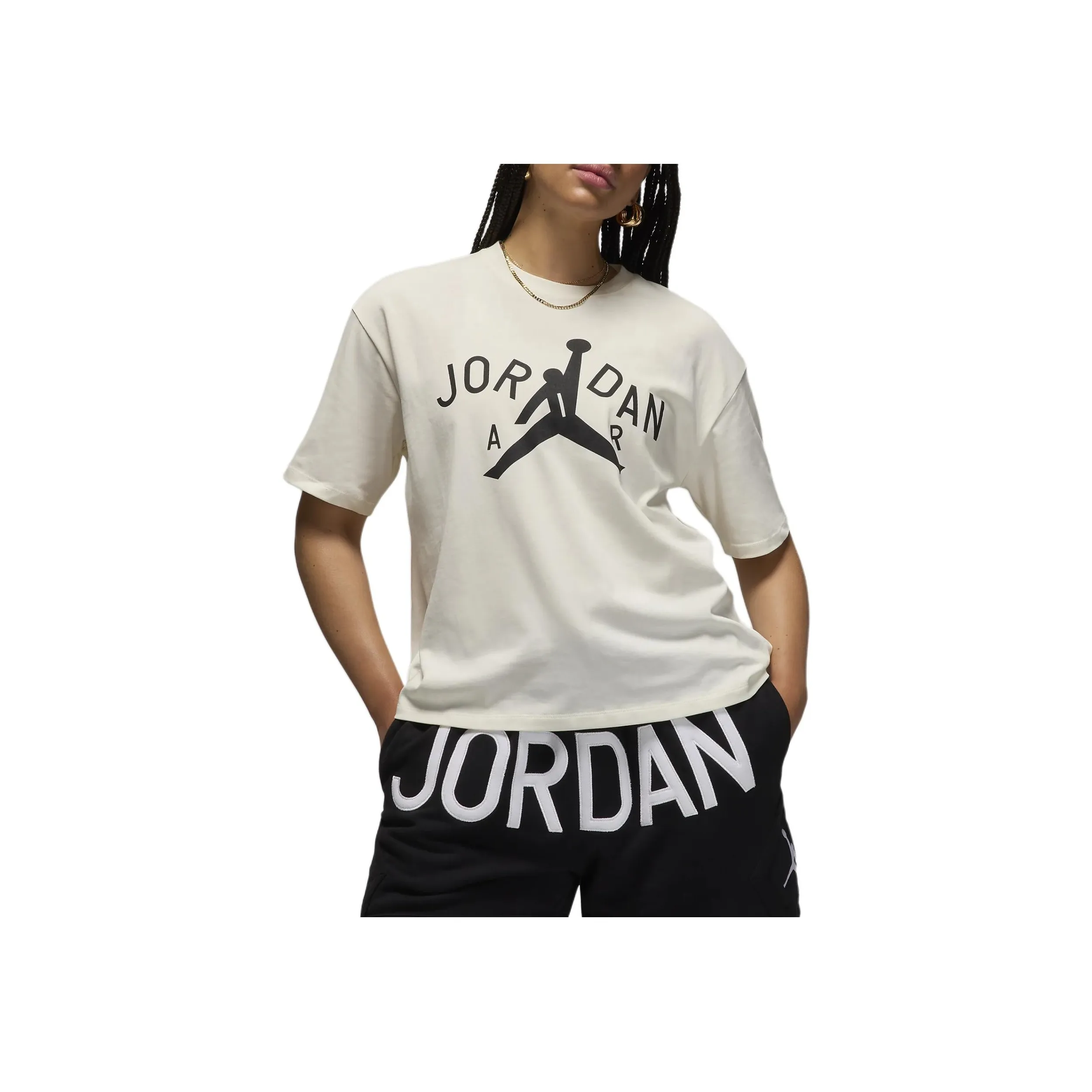 Jordan X Nina Chanel Abney T Shirt Sail