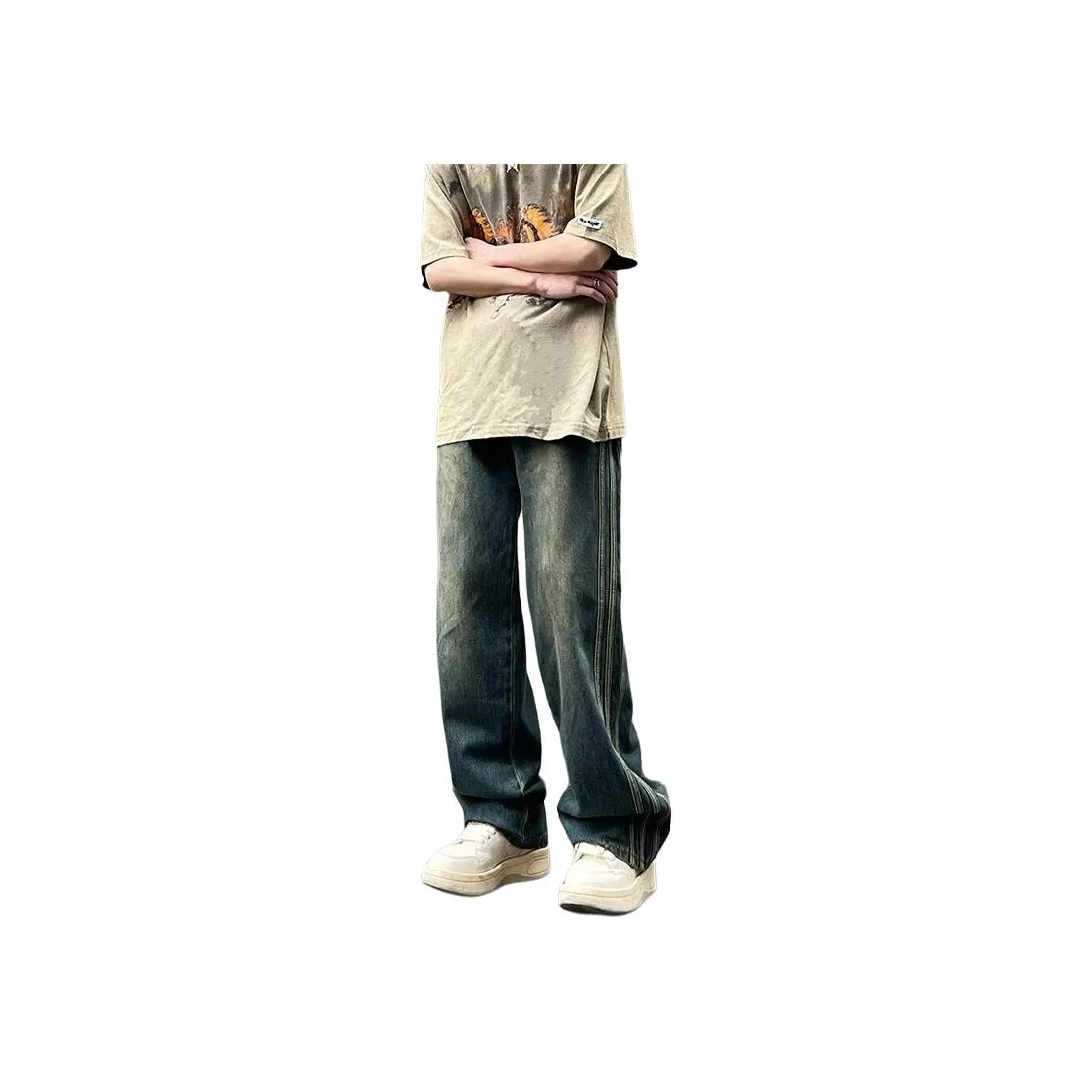 KVIV Jeans Men's Vintage Blue 