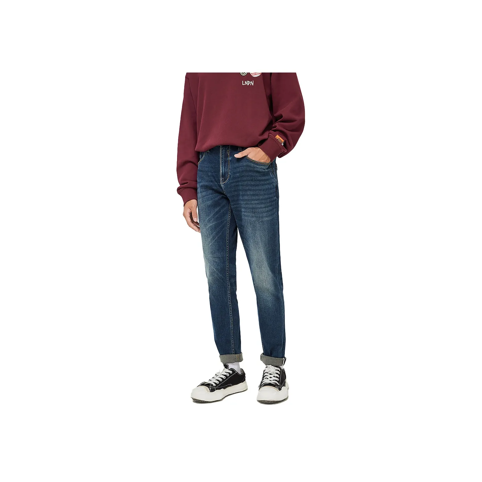 JACK JONES· Jeans Pants Men's Dark Blue