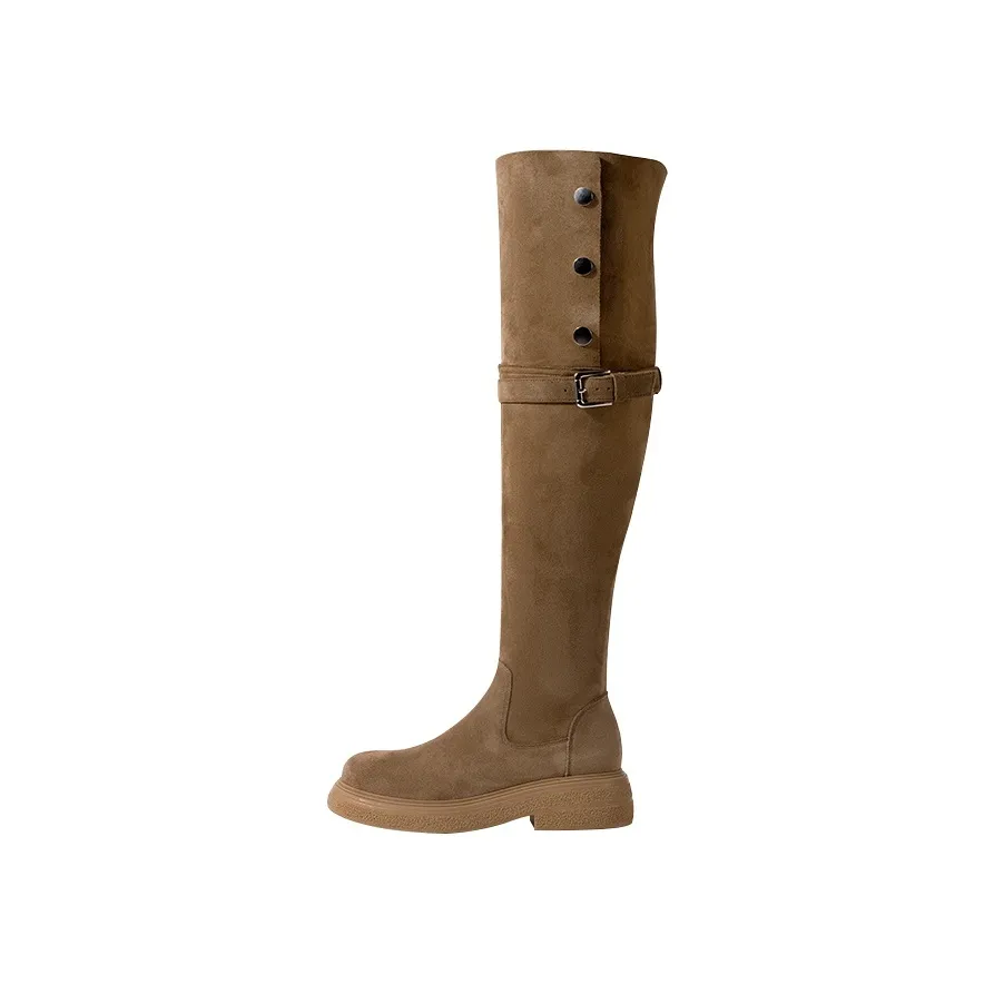 Wonderful Couple Over-the-knee Boots 4.5cm Women's