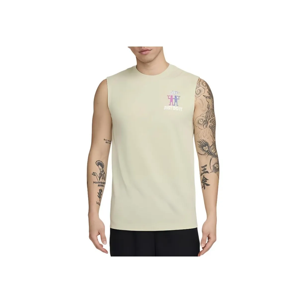 Nike T Shirt Men's Light Olive Green Gray