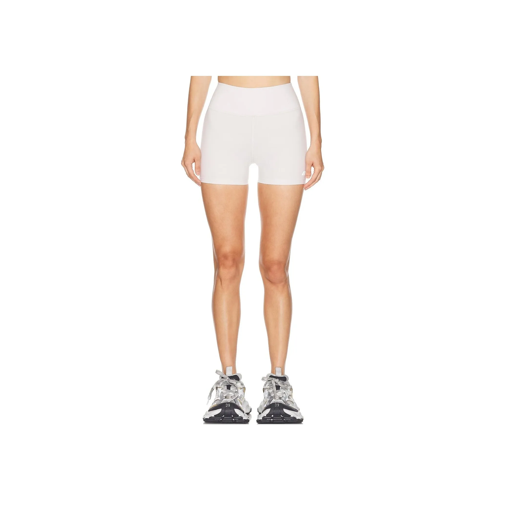 Balenciaga Sports Shorts Slim Fit Women's White