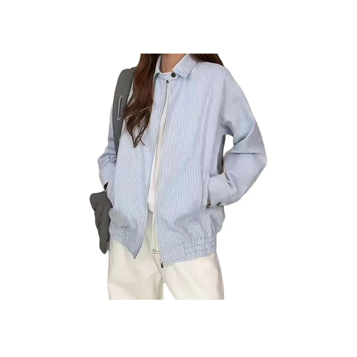 YEARNED Светло-синие унисекс куртки