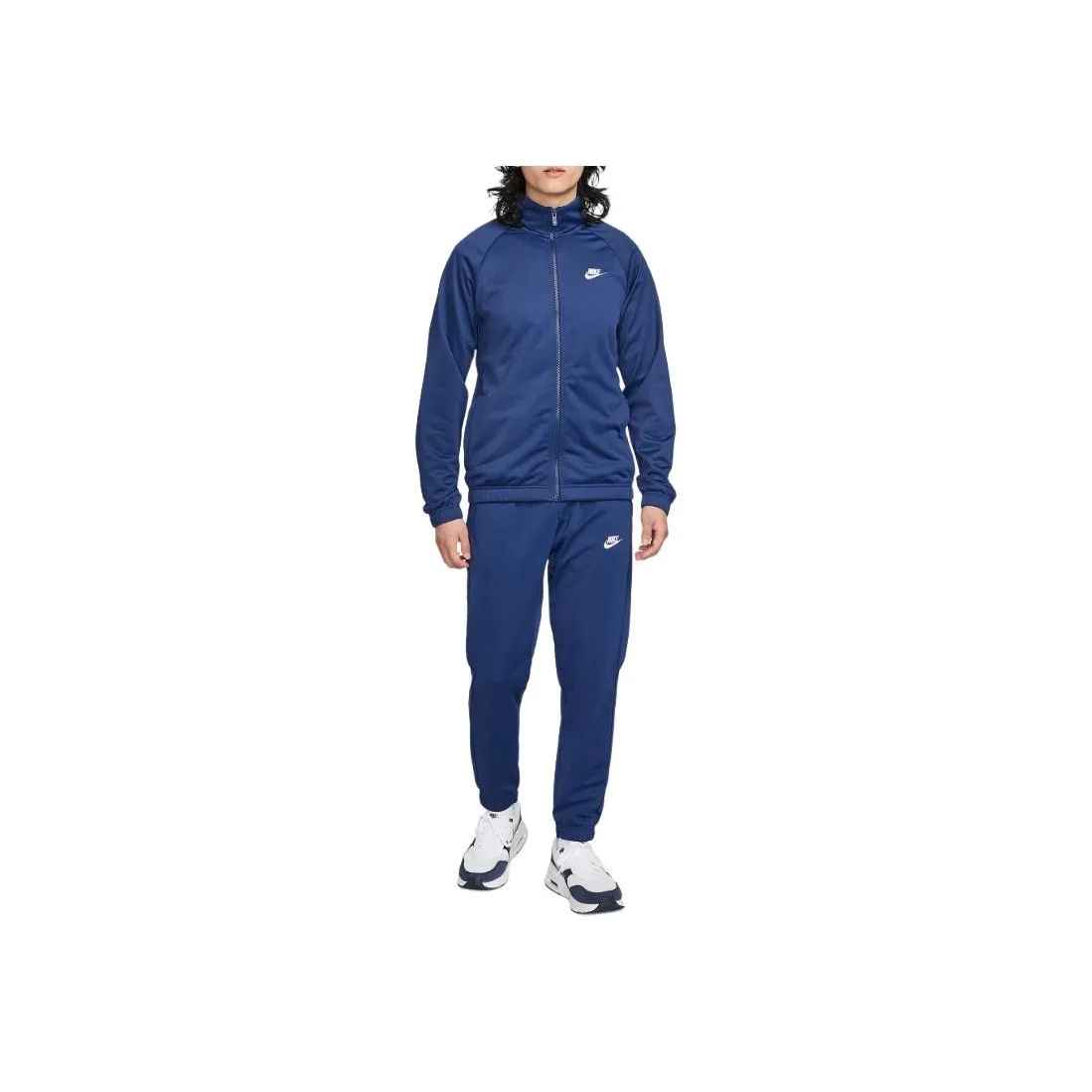 Nike Poly-Knit Tracksuit Casual Sportswear Men's Navy