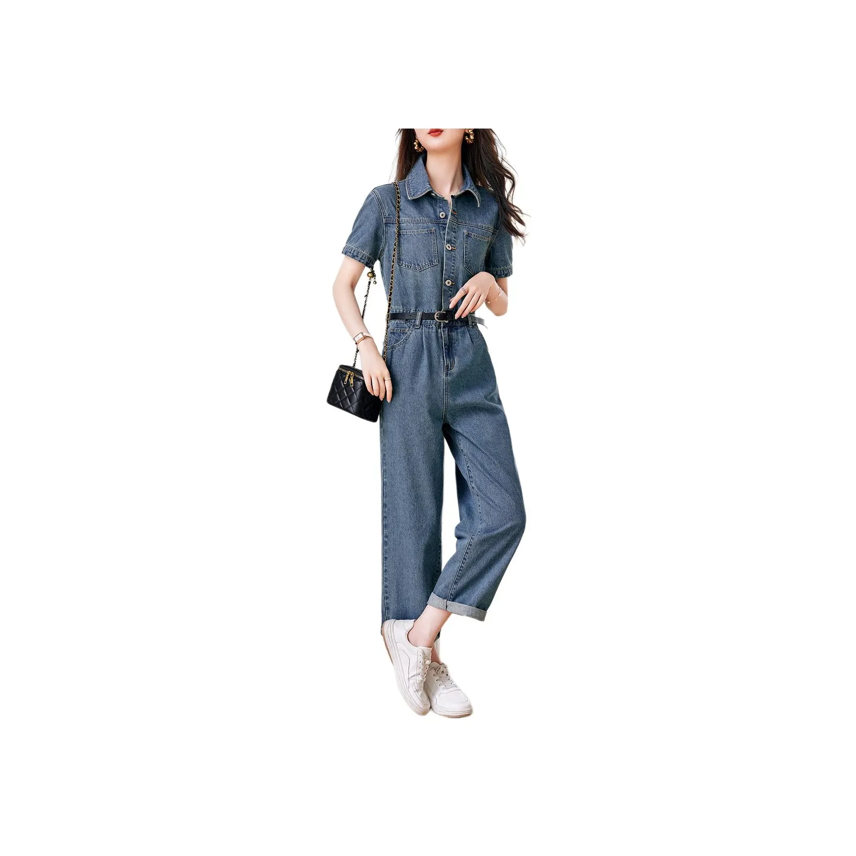 XWI Jumpsuit Women's Denim Blue
