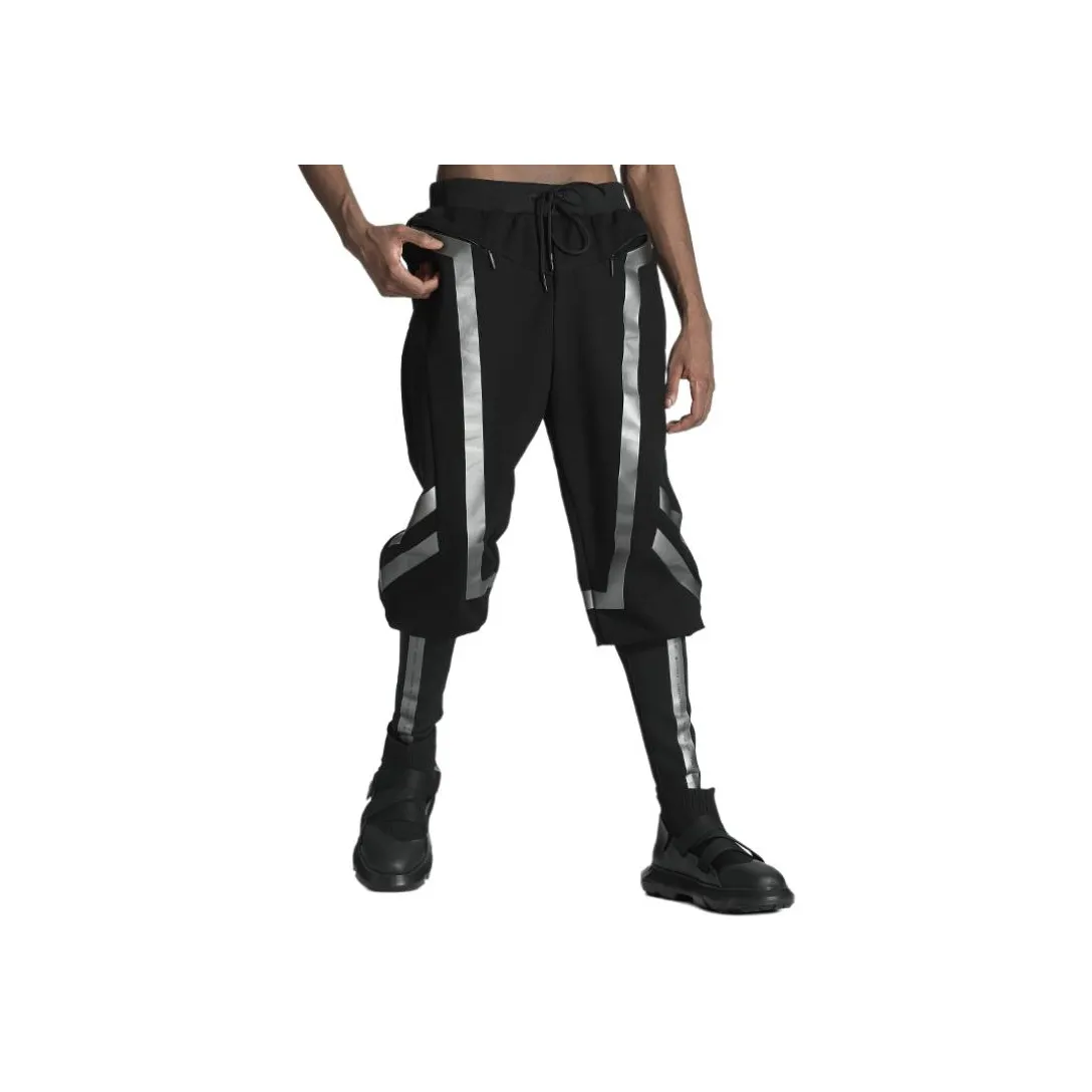 NORVINCY Western Trendy Knitted Fabric Casual Pants Men's